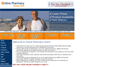 Desktop Screenshot of onlinepharmacydirect.com